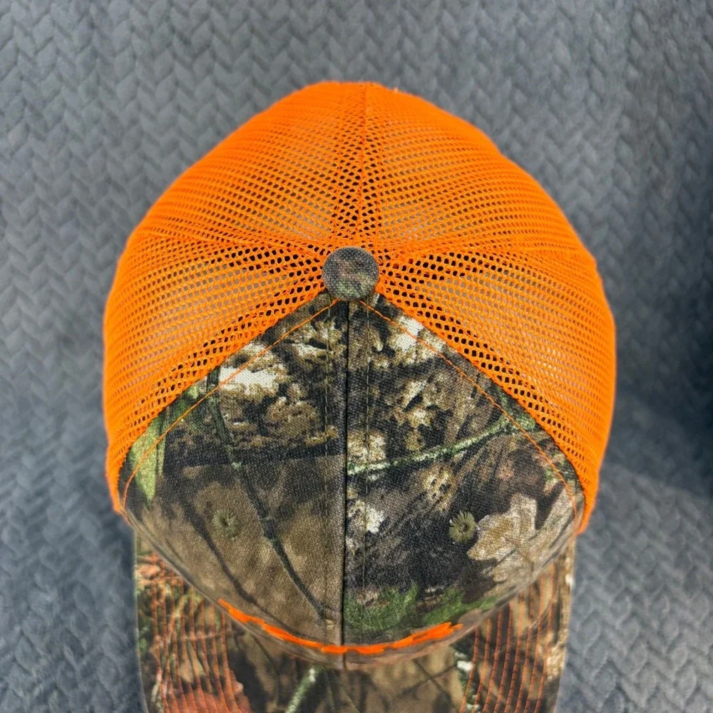 Outdoor Cap TORQ Camo Blaze Orange Mesh Trucker Hat Snapback Hunting Cap 0567